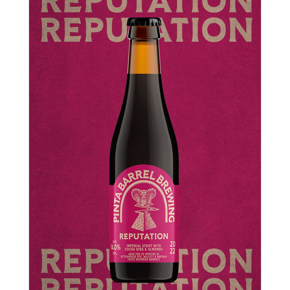 Pinta Barrel Brewing - Reputation Cocoa Nibs &amp; Almonds Barrel Aged Imperial Stout 14%