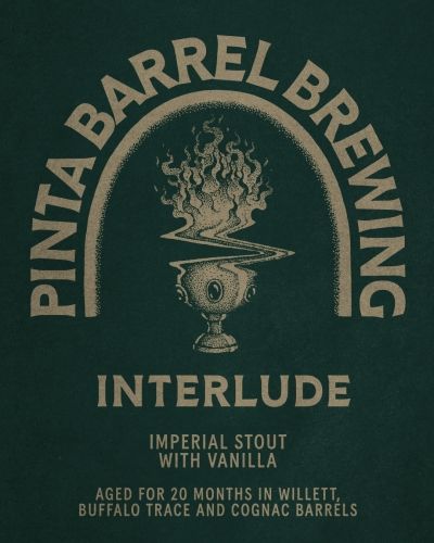 Pinta Barrel Brewing - Interlude  Vanilla, Cognac &amp; Buffalo Trace Barrel Aged Imperial Stout 13%