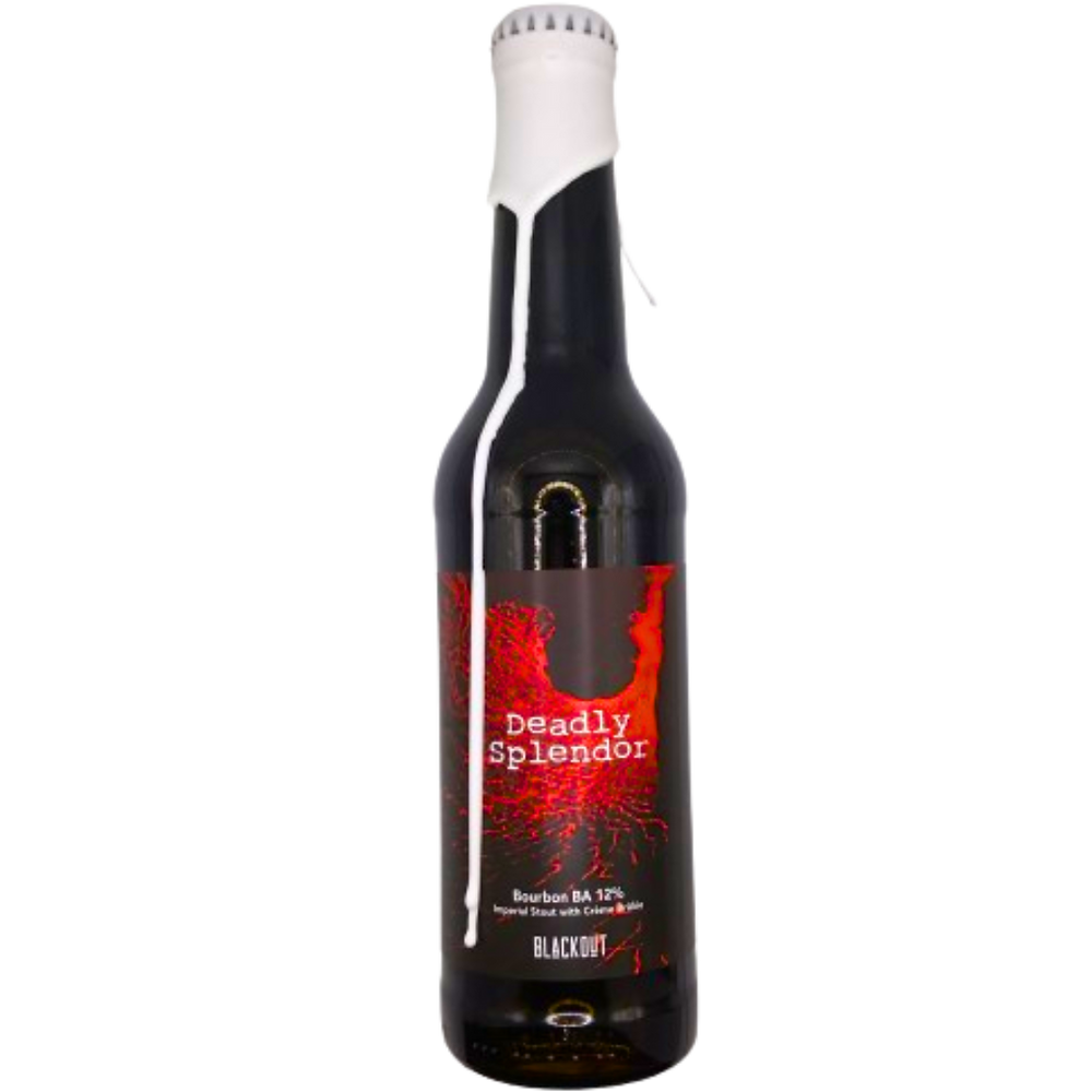 Blackout - Deadly Splendor Creme Brûlée Buffalo Trace and Barton 1792 Bourbon Barrel Aged Stout 12%