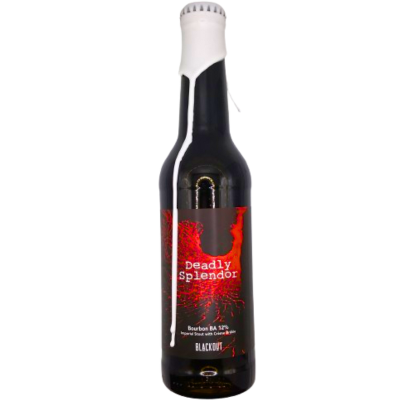 Blackout - Deadly Splendor Creme Brûlée Buffalo Trace and Barton 1792 Bourbon Barrel Aged Stout 12%