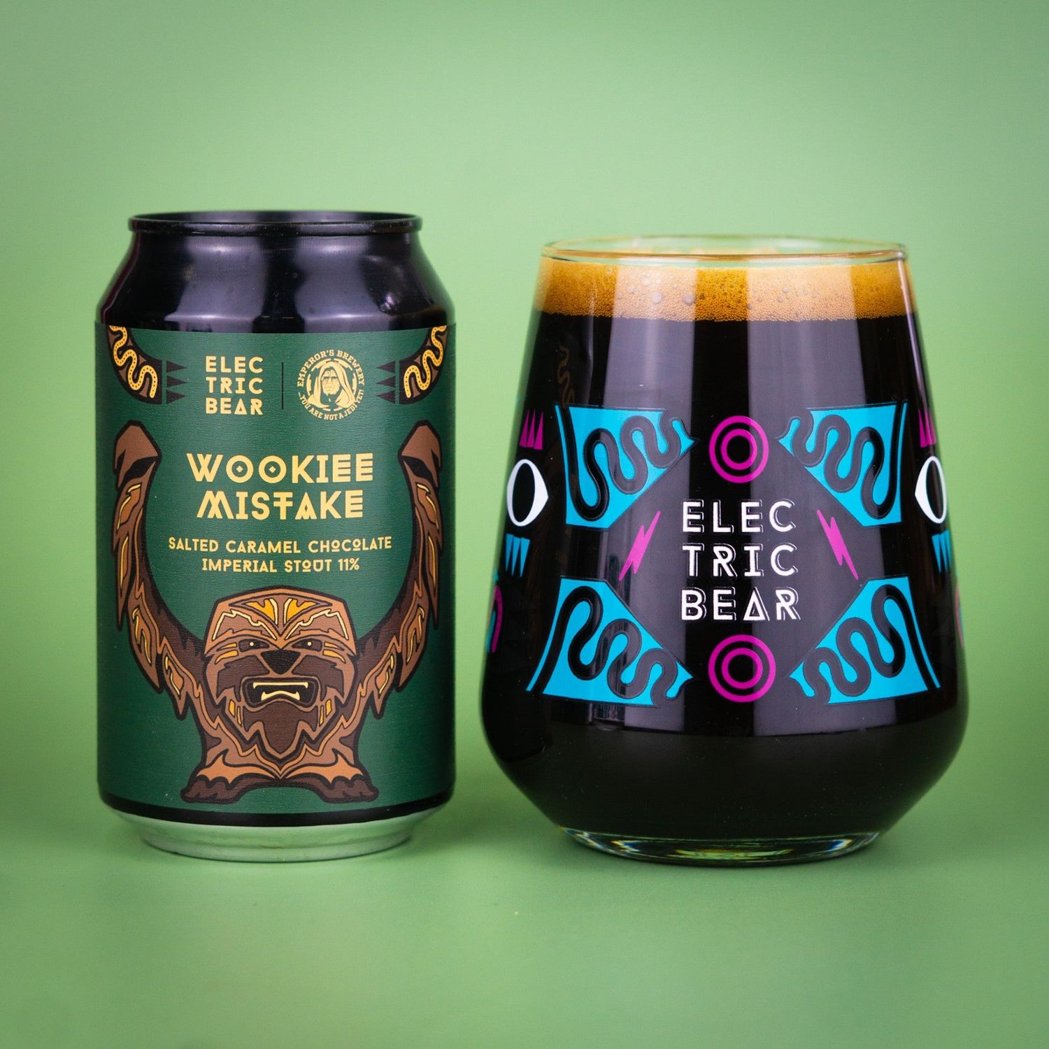 Electric Bear Brewing X Emperor&#39;s Brewery - Wookie Mistake Salted Caramel Chocolate Imperial Stout 11%