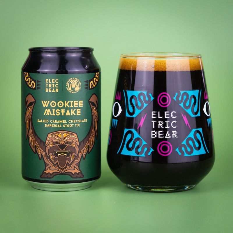 Electric Bear Brewing X Emperor&#39;s Brewery - Wookie Mistake Salted Caramel Chocolate Imperial Stout 11%