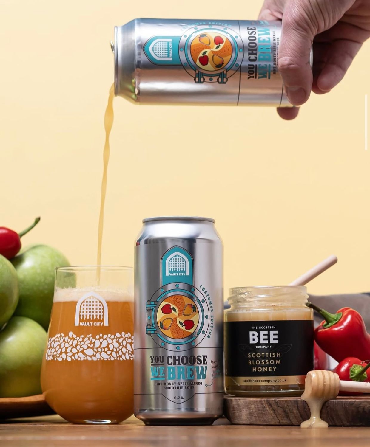 Vault City - Hot Honey Apple Mango Sour 6.2%