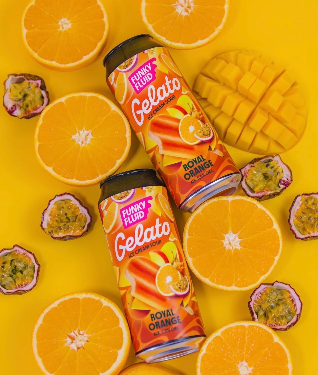 Funky Fluid - Gelato: Royal Orange Ice Cream Sour 5.5%