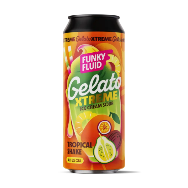 Funky Fluid - Gelato XTREME: Tropical Shake Ice Cream Sour 8%