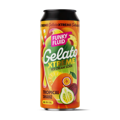 Funky Fluid - Gelato XTREME: Tropical Shake Ice Cream Sour 8%