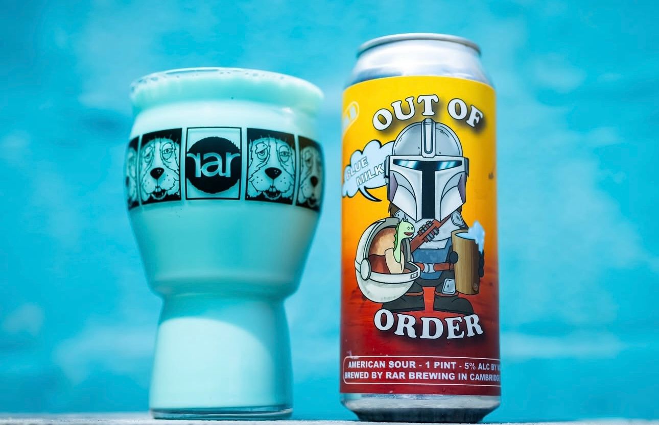 RAR Brewing - Out of Order / Star Wars Blue Milk Blue Raspberry Float Smoothie/Pastry Sour 6%