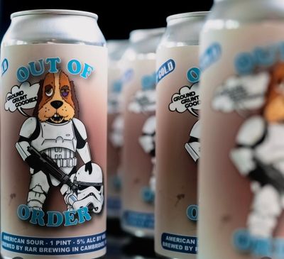 ​RAR Brewing - Out of Order / Star Wars Ground Grunt Goodies Bananas, Vanilla Wafer Cookies, and Vanilla Ice Cream Smoothie/Pastry Sour  5%