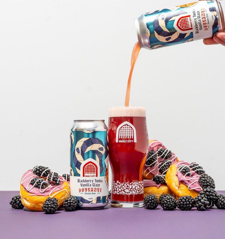 Vault City - Blackberry Tonka Vanilla Glaze Doughnut Session Sour 4.5%