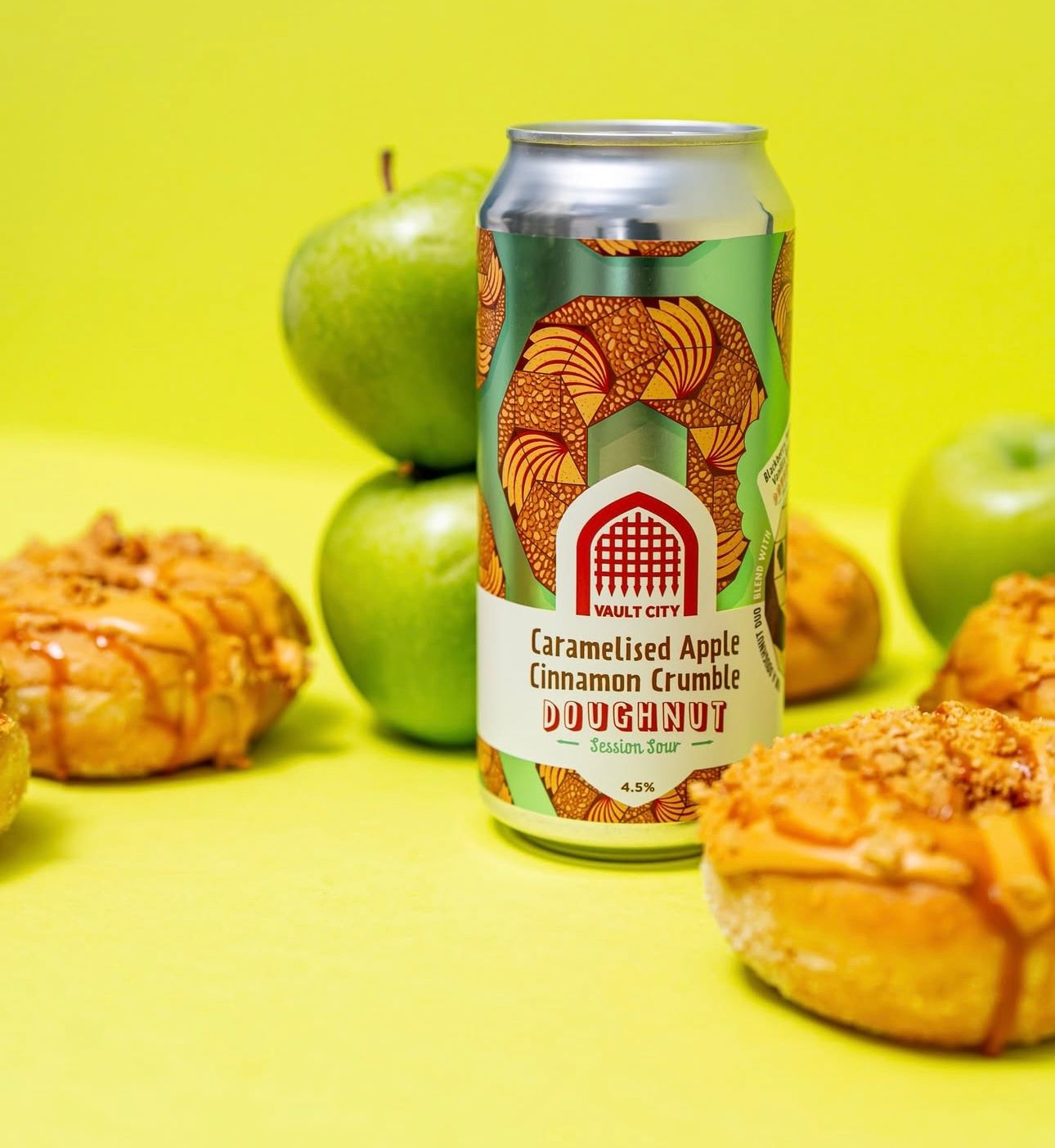 Vault City - Caramelised Apple Cinnamon Crumble Doughnut Session Sour 4.5%