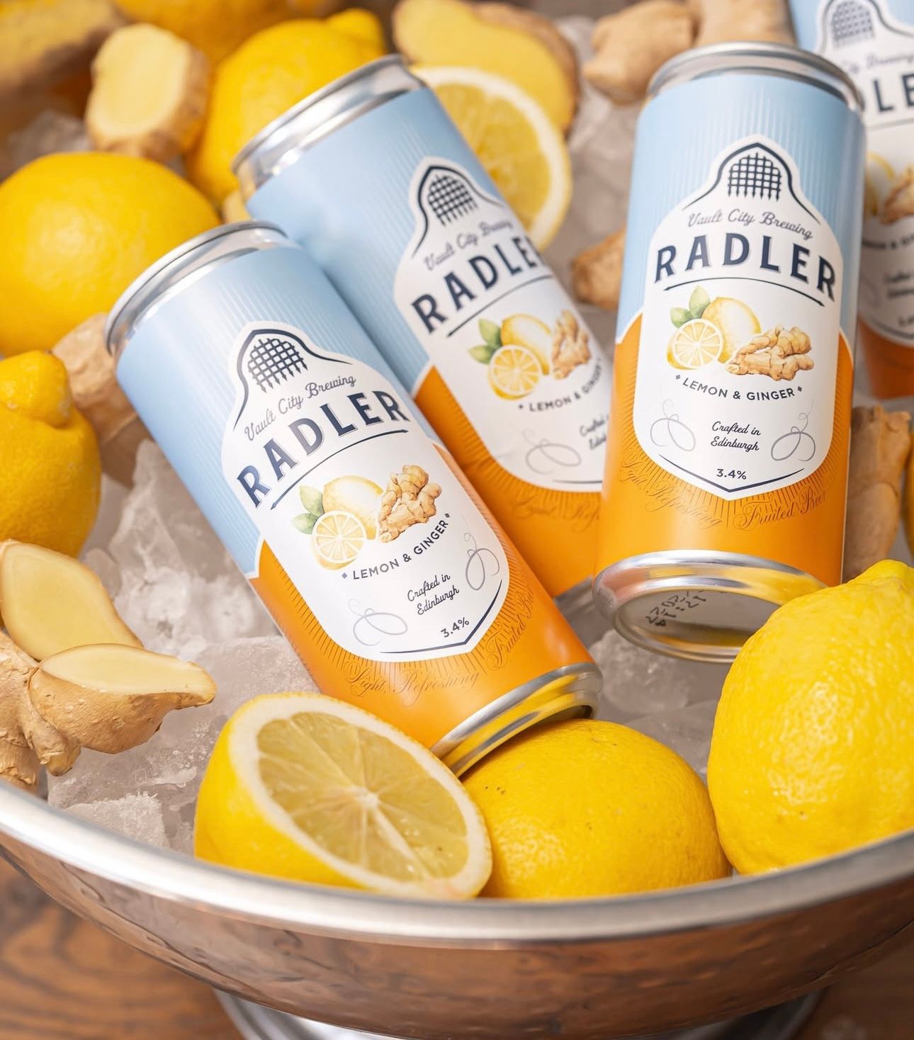 Vault City - Lemon &amp; Ginger Radler 3.4%