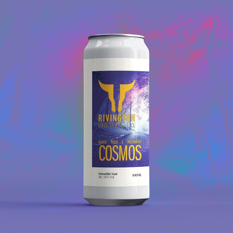 Rivington - Cosmos V3 Mango, Peach &amp; Passionfruit Smoothie Sour 5%