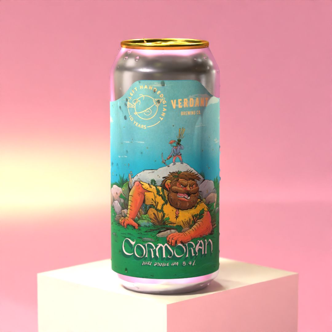 Left Handed Giant - Cormoran NZ Hazy DIPA 8% 10th Birthday Beer (Verdant Collab)