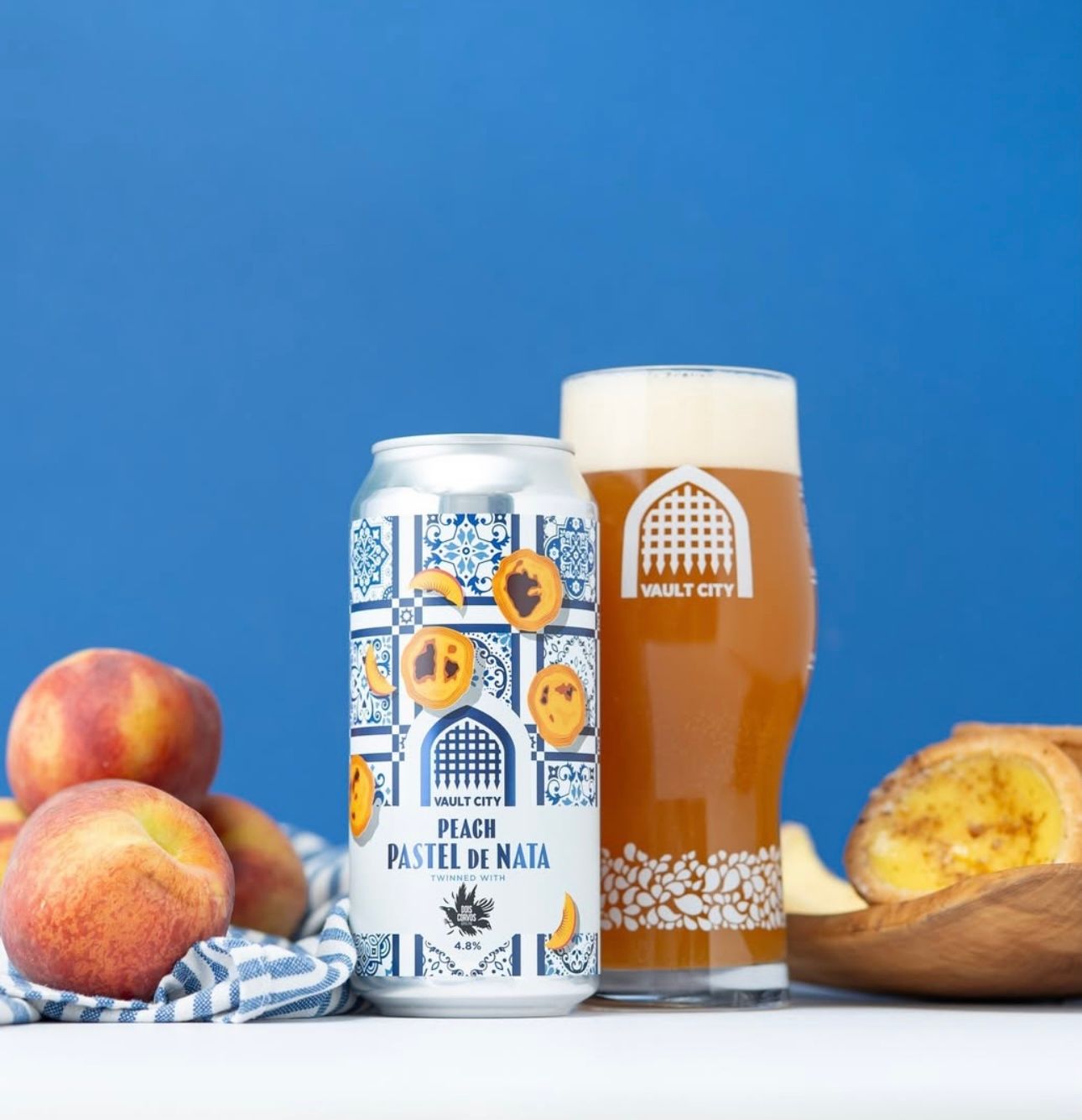 Vault City - Peach Pastel De Nata Sour 4.8%