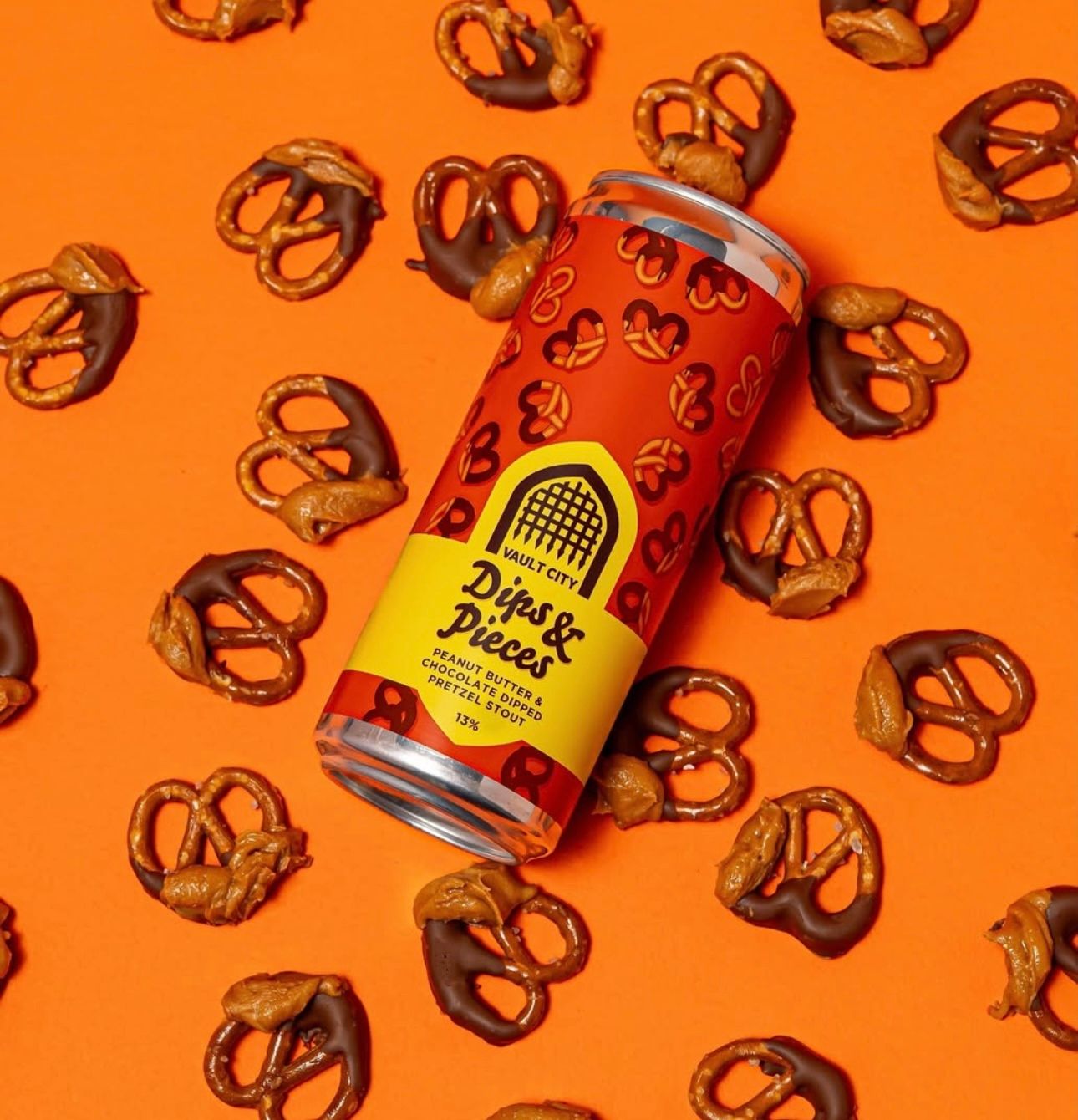 Vault City - Dips &amp; Pieces Chocolate Dipped Peanut Butter Pretzel Imperial Stout 13%