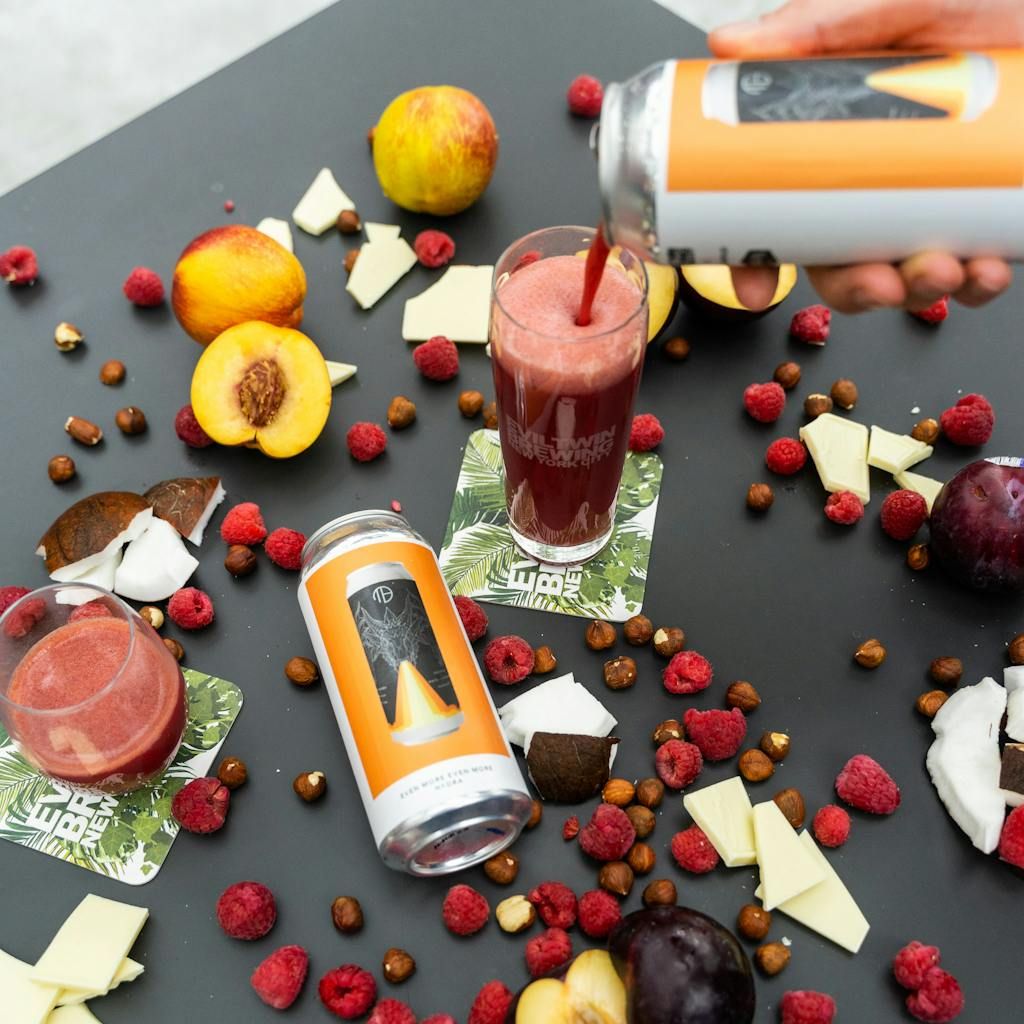 Evil Twin Brewing - Even More Even More Hydra Raspberry, Peach, Plum, Coconut, White Chocolate, and Hazelnut Smoothie Sour 7% (Mortalis Collab)