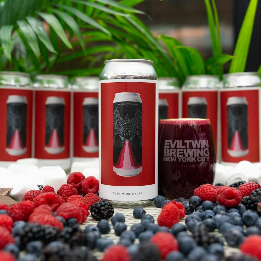 Evil Twin Brewing - Even More Hydra Blackberry, Raspberry, Blueberry, and Cacao Nib Smoothie Sour 7% (Mortalis Collab)