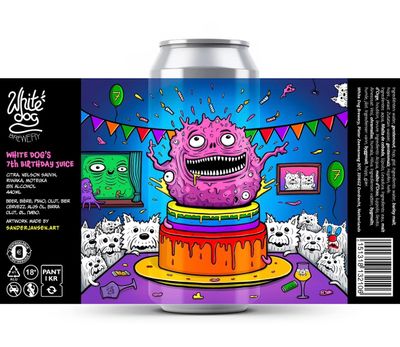 White Dog - 7th Birthday Juice DIPA 8%