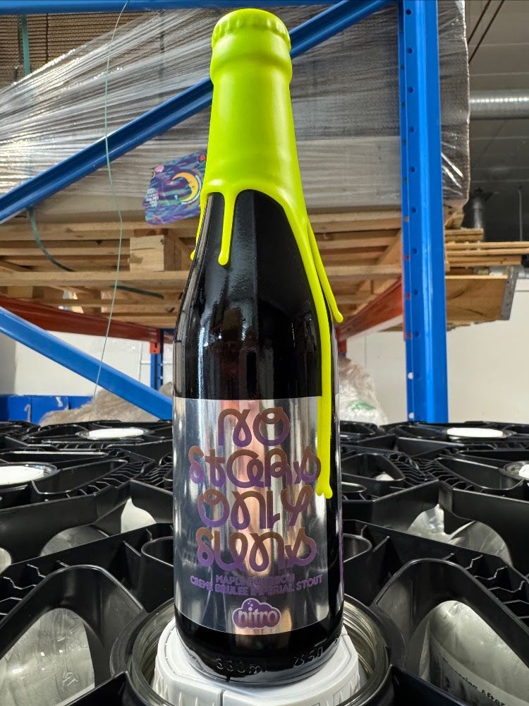 Elmeleven- No Stars Only Suns Maple Bourbon Creme Brulee Nitro Imperial Stout 12% ( Mikerphone Collab)