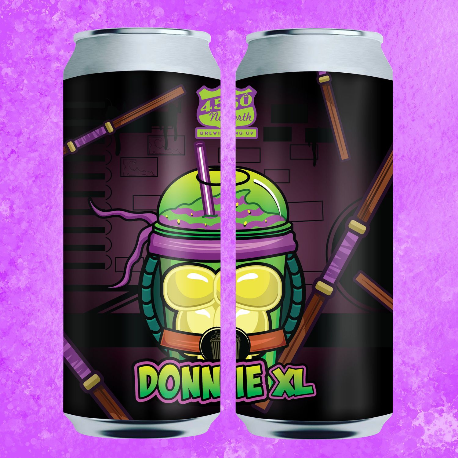 450 North Brewing Company - Donnie Slushy XL Mango and Ube, Cheesecake, Cookie Butter, &amp; Vanilla Smoothie Sour 5.3%