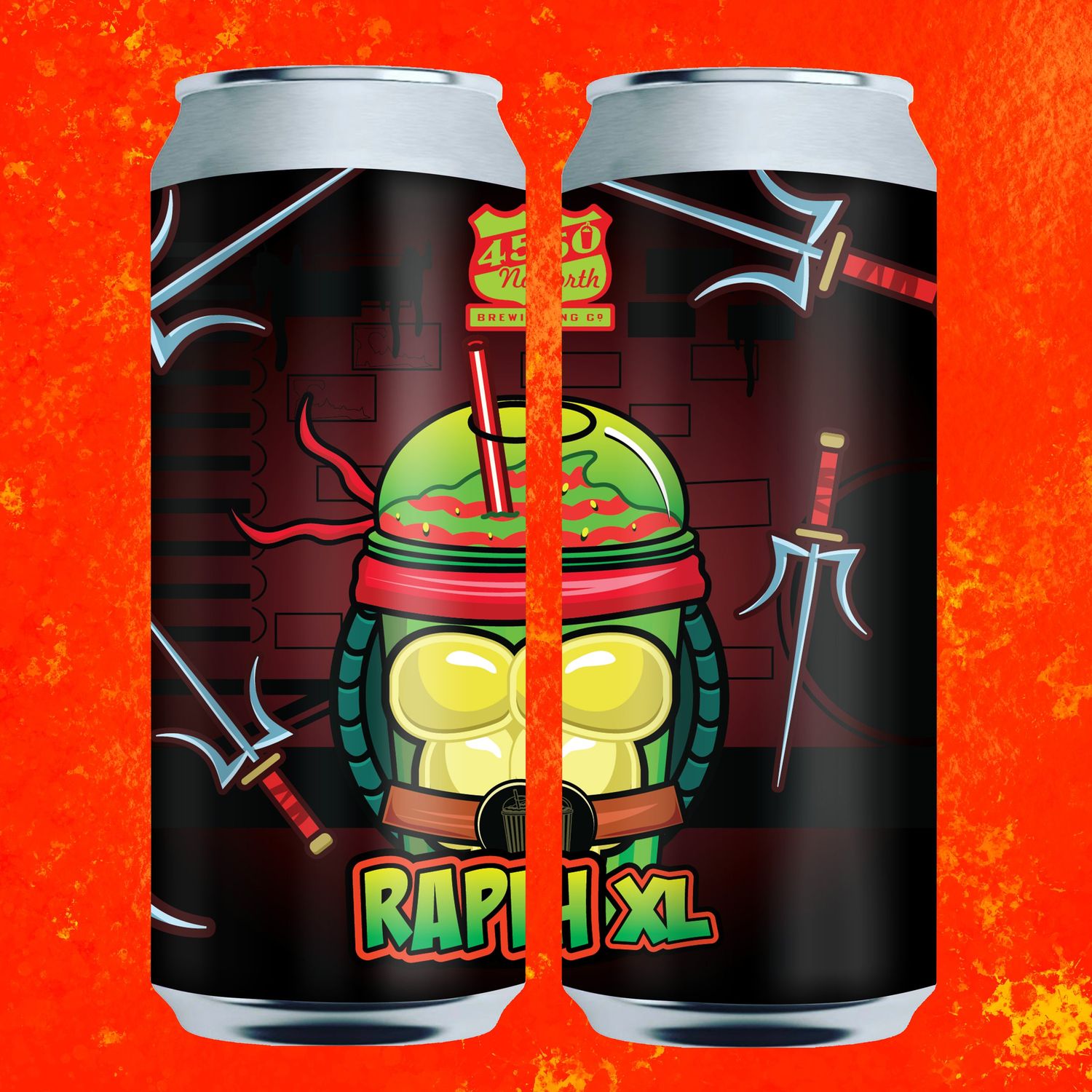 450 North Brewing Company - Raph Slushy XL Raspberry, Strawberry &amp; Starfruit Smoothie Sour 5.3%  (