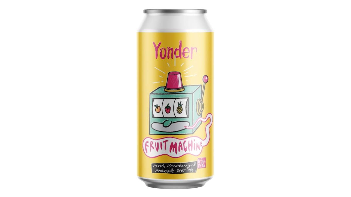 Yonder - Fruit Machine Peach, Strawberry &amp; Pineapple Sour 5%