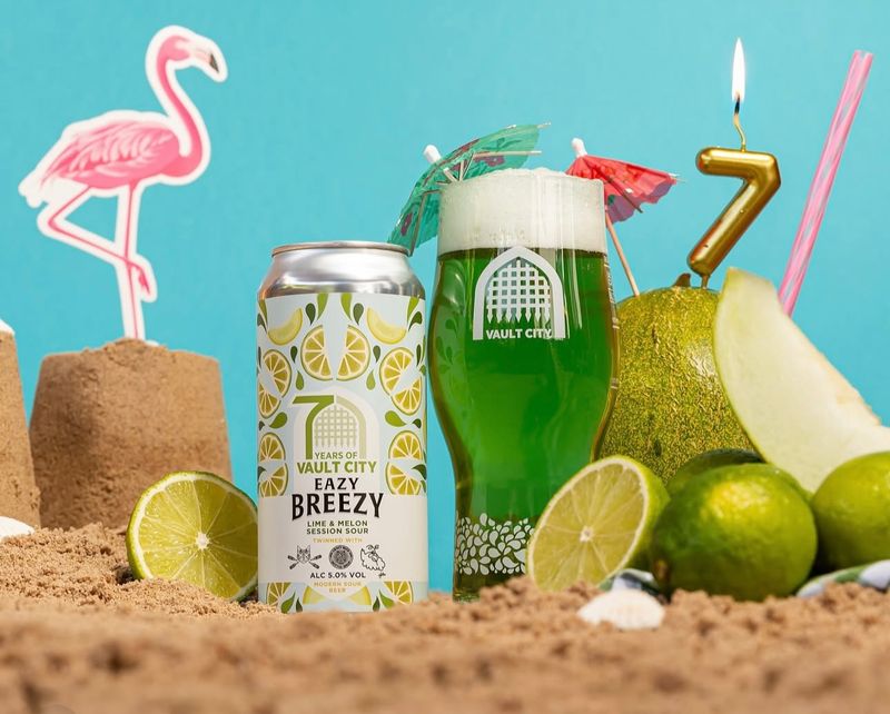 Vault City - 7th Birthday Beer Eazy Breezy Lime and Melon Sour 5%