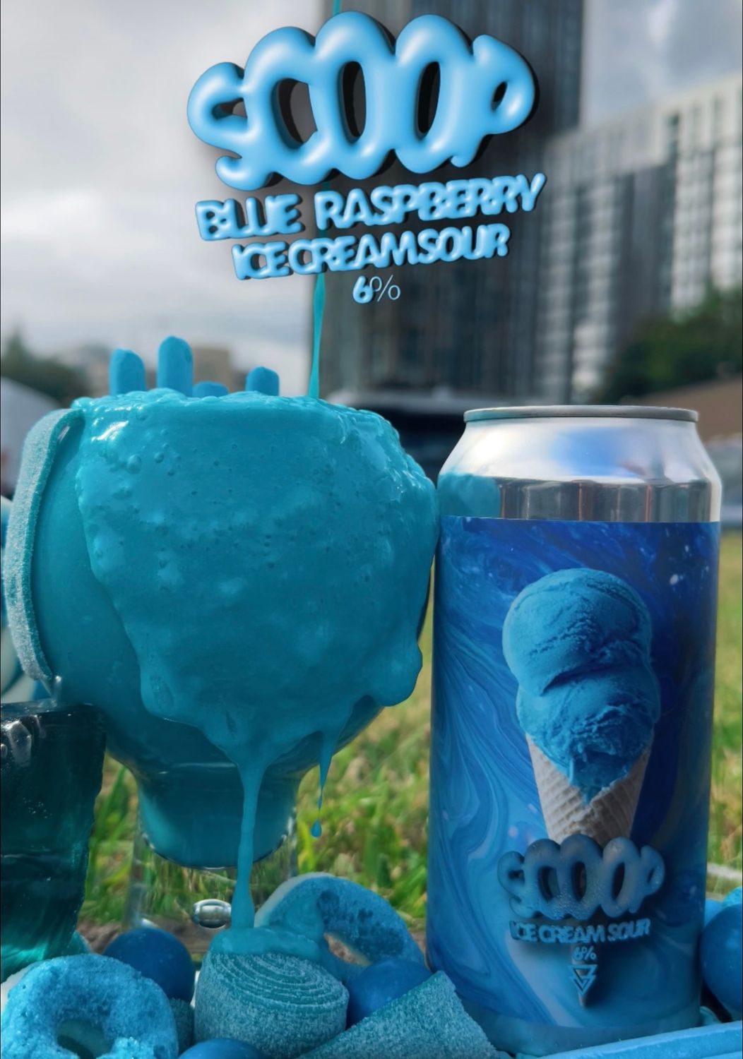 Azvex - SCOOP  Blue Raspberry Ice Cream Sour 6%