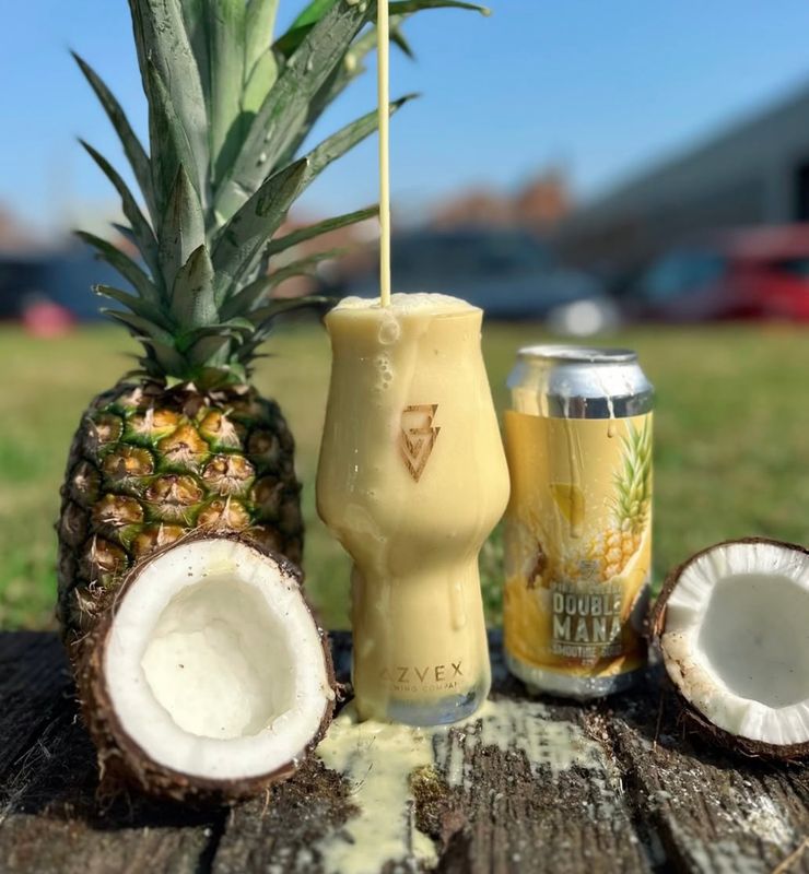 Azvex Double MANA Piña Colada Smoothie Sour 8.2%