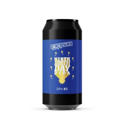 Neon Raptor - Ninth Birthday DIPA 8%