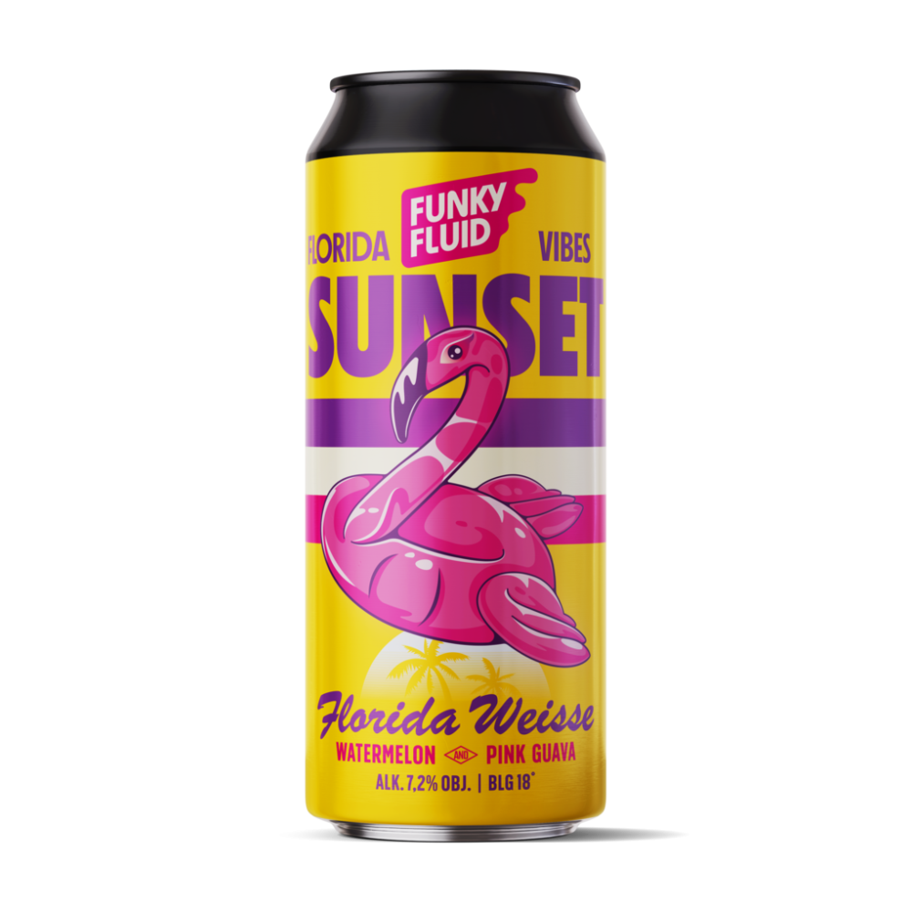 Funky Fluid - Florida Vibes: Sunset Watermelon and Pink Guava Sour 7.2%