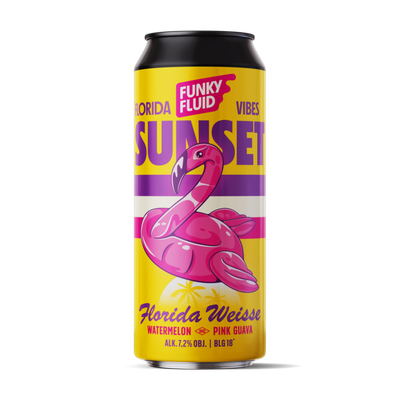Funky Fluid - Florida Vibes: Sunset Watermelon and Pink Guava Sour 7.2%