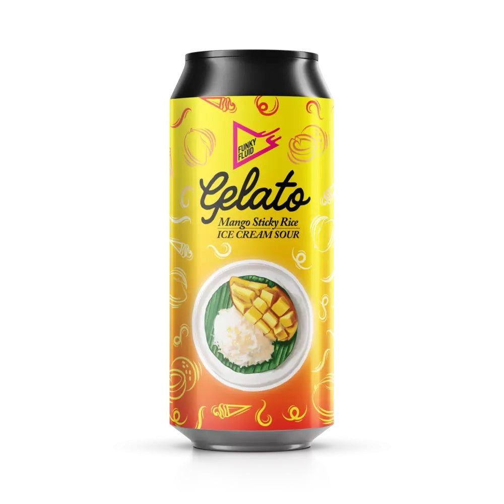 Funky Fluid -Gelato: Mango Sticky Rice Ice Cream Sour 5.5%