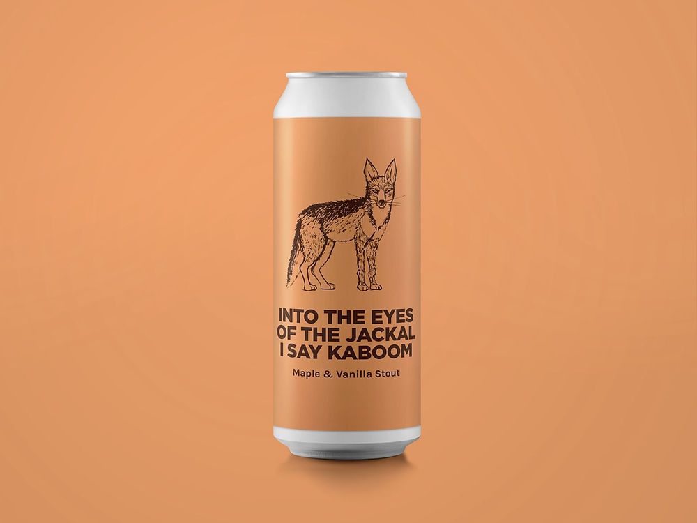 Pomona Island -Into The Eyes Of The Jackal I Say Kaboom Maple and Vanilla Stout 6.5%