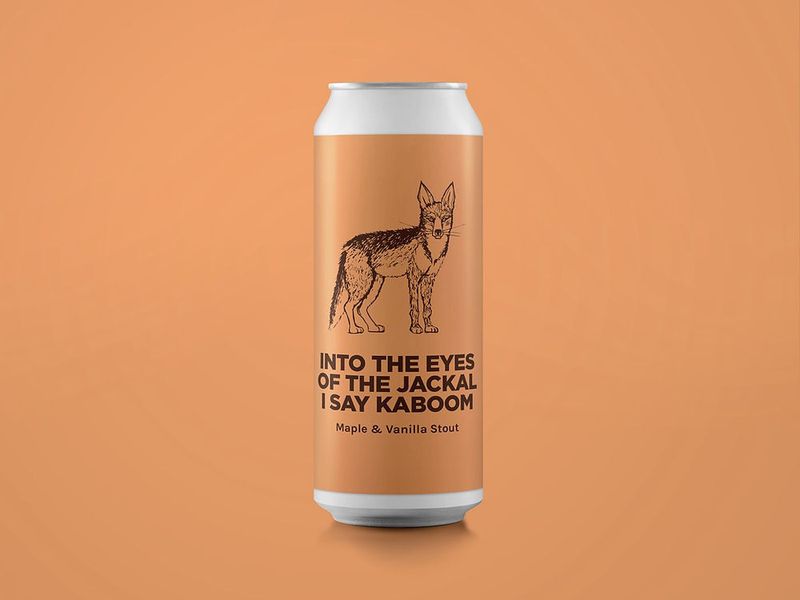 Pomona Island -Into The Eyes Of The Jackal I Say Kaboom Maple and Vanilla Stout 6.5%