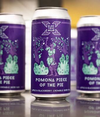 Electric Bear - 10th Birthday Pomona Piece Of The Pie Apple &amp; Blackberry Crumble Sour 4.6% (Aaben Collab)