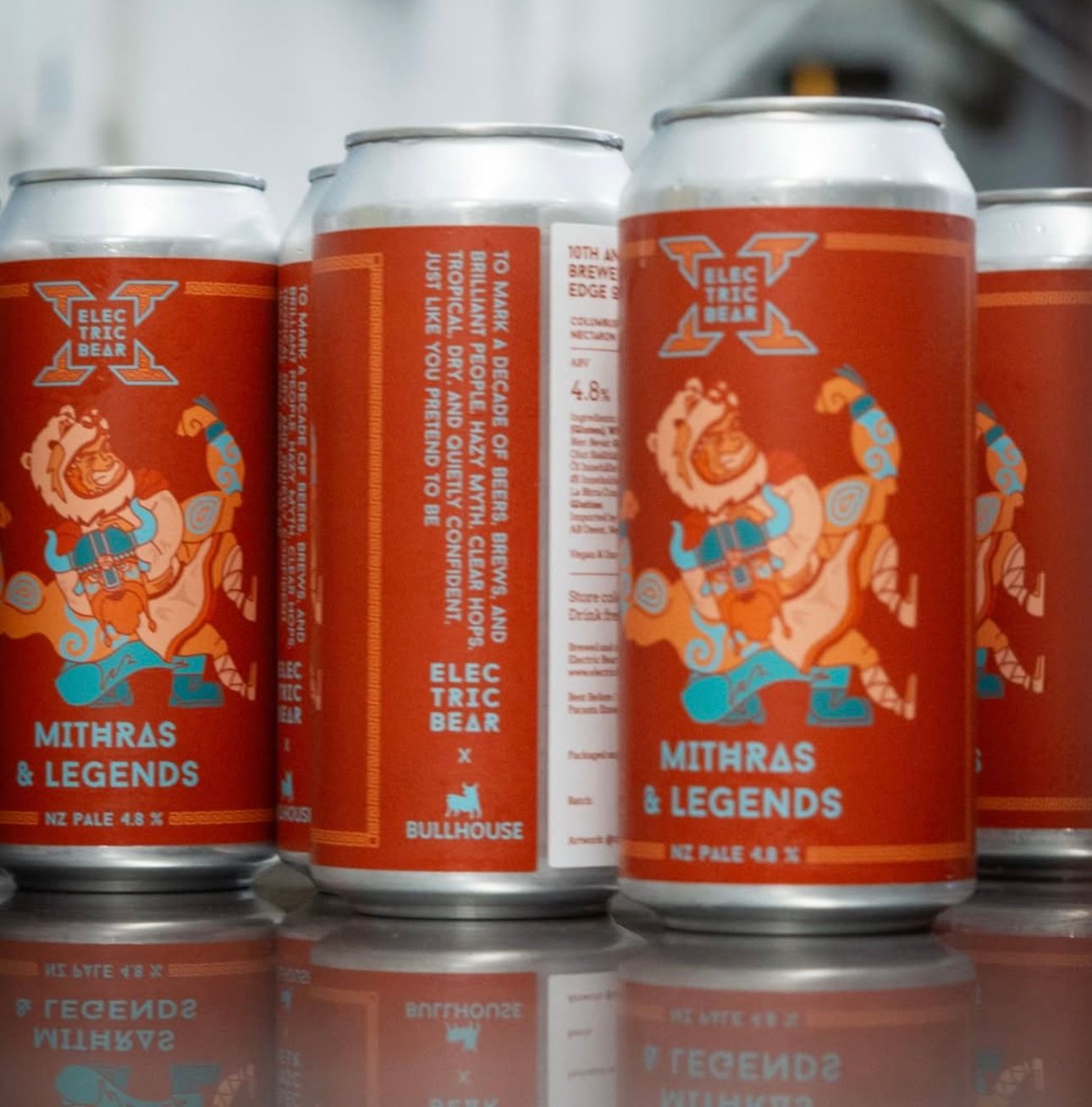Electric Bear - 10th Birthday Beer Mithras And Legends NZ Pale Ale 4.8% (Bullhouse Collab) PRE-ORDER BEER- AVAILABLE FOR SHIPPING AND CLICK AND COLLECT FROM 6TH SEPTEMBER