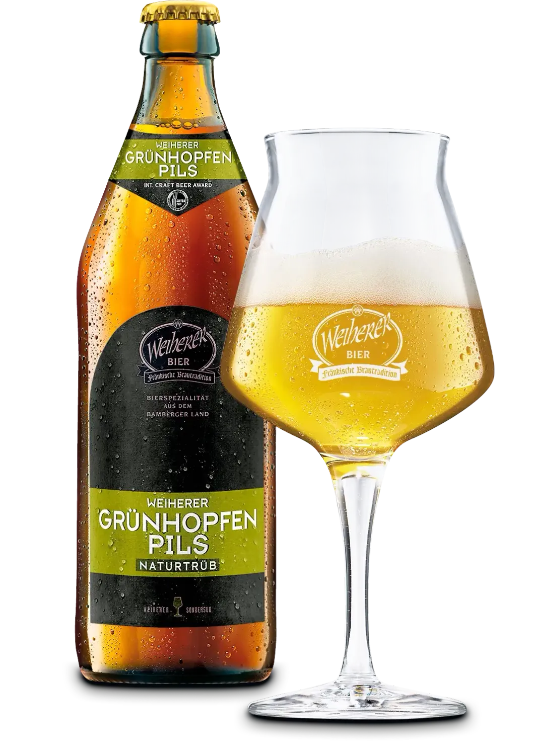 Brauerei Kundmuller Weiherer - Grunhopfen Pils 4.9%