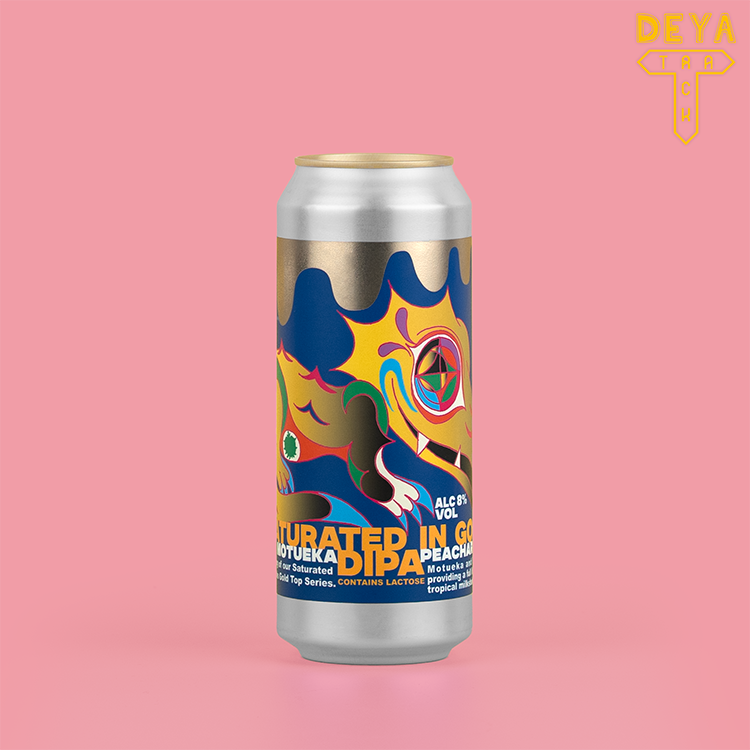 DEYA - Saturated In Gold - Motueka, Peacharine DIPA 8% (Track Collab)