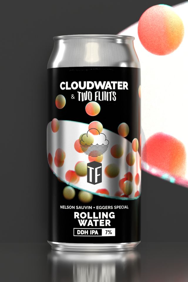 Cloudwater - Rolling Water DDH IPA 7% ( Two Flints Collab)