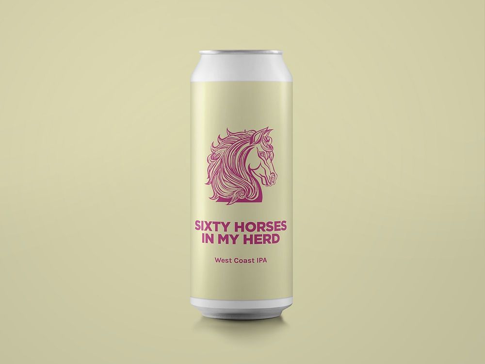Pomona Island - Sixty Horses In My Herd West Coast IPA 7.1%