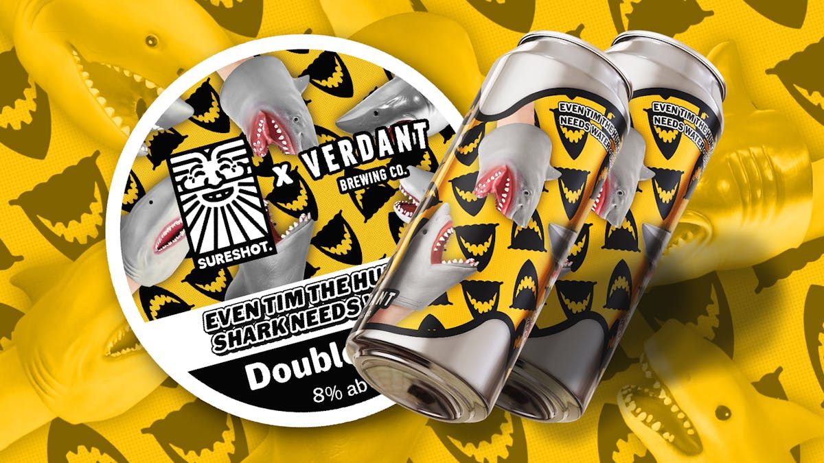 Sureshot - Even Tim The Human Shark Needs Water DIPA 8% (Verdant Collab)