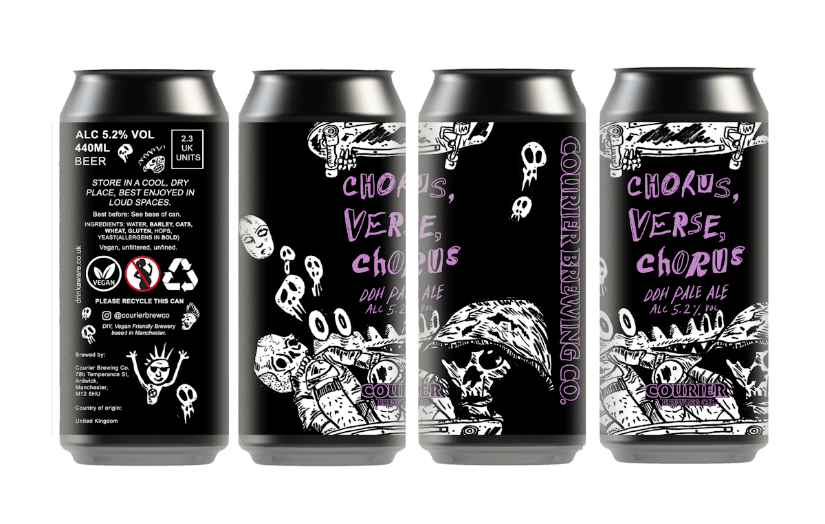 Courier Brewing - 	Chorus, Verse, Chorus DDH Pale Ale 5.2%