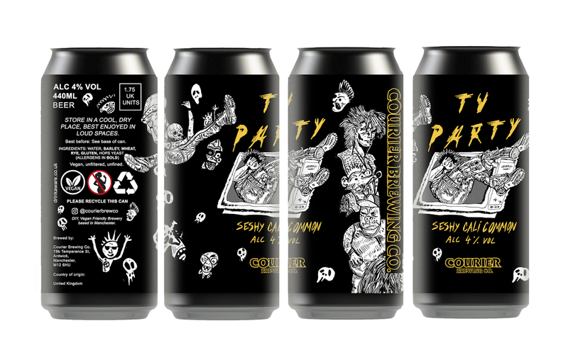 Courier Brewing - 	TV Party Session Cali Common 4%