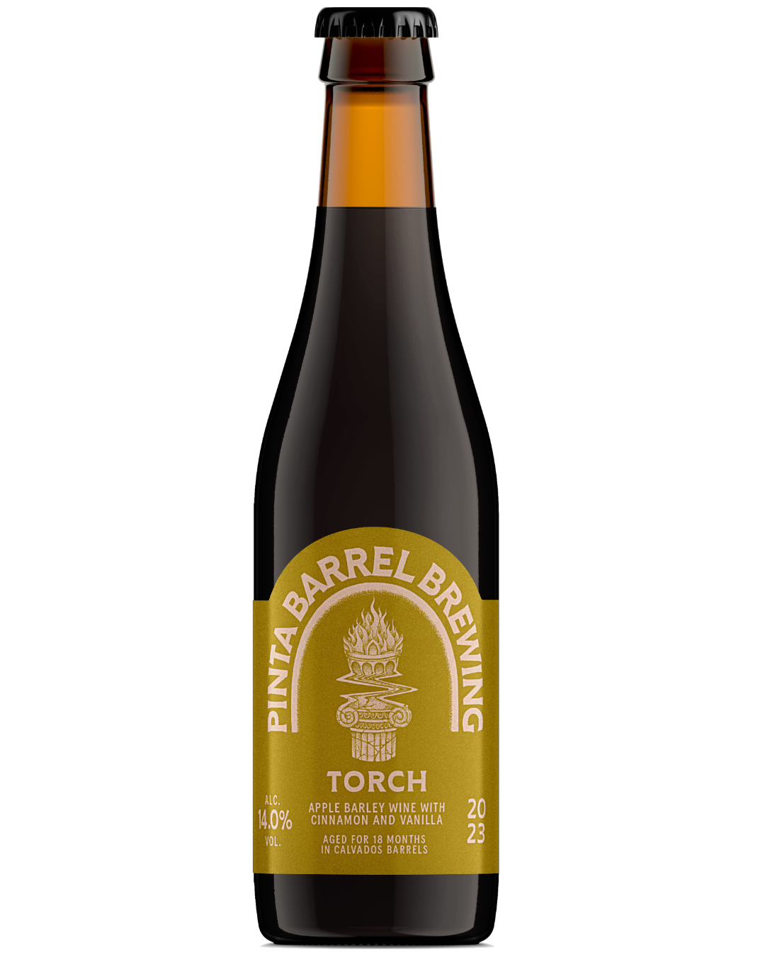Pinta Barrel Brewing - Torch 2025 18 Month aged Apple Barley Wine w/ Cinnamon &amp; Vanilla 14%