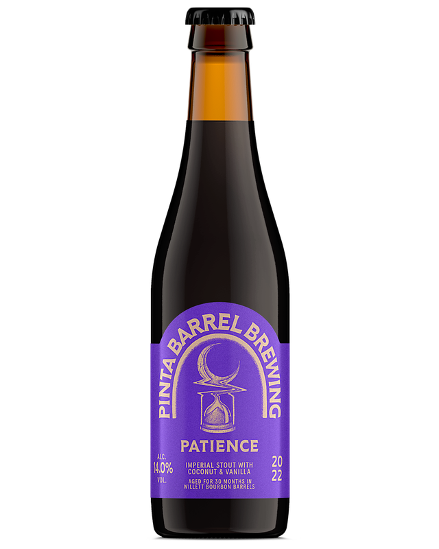 ​Pinta Barrel Brewing - Patience 2025 Coconut &amp; Vanilla 30 month Aged Imperial Stout 12%