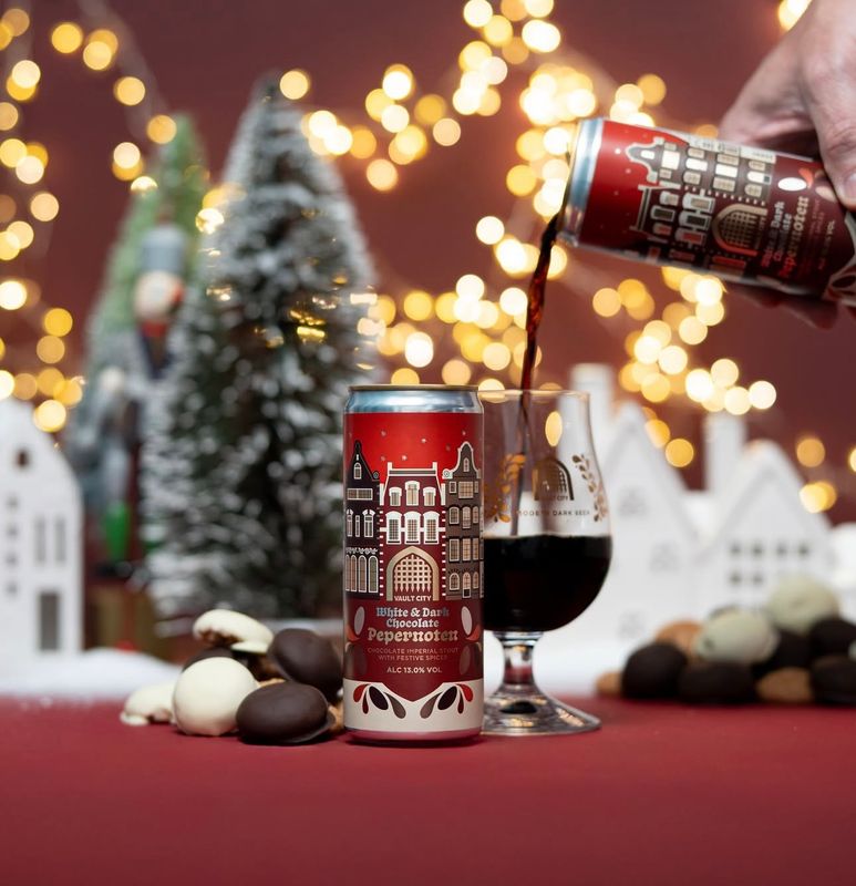 Vault City -  White &amp; Dark Chocolate Pepernoten Chocolate Imperial Stout with Festive Spices 13%