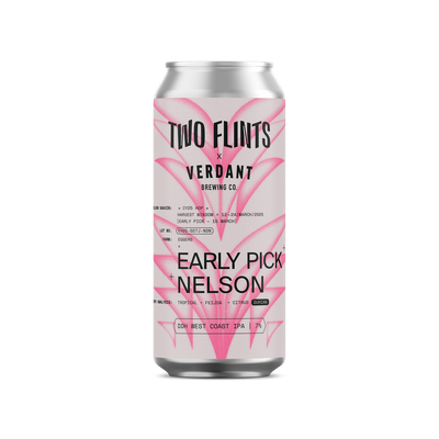 ​Two Flints - Late Pick Nelson DDH IPA 7% (Verdant Collab)