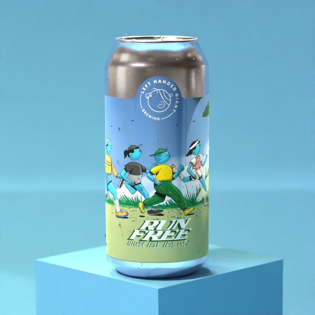 Left Handed Giant - Run Free AF IPA 0.5%