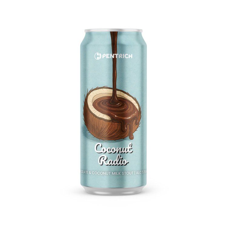 Pentrich - Coconut Radio Chocolate &amp; Coconut Stout Milk Stout 5.5%